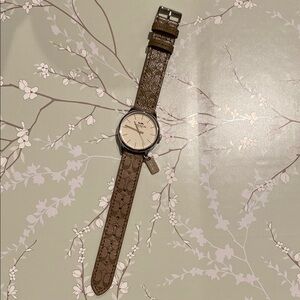 Coach Watch Brown Leather Women's Watch